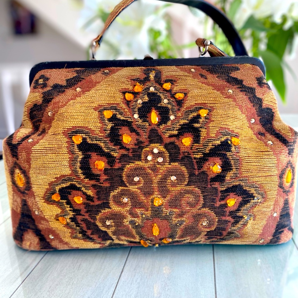 Original Isabella Fiore carpet bag purse - Picture 7 of 11